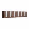 Wall Key Holder 6 Foldable Hooks No Drilling Key Hangers Multi-Function Self Adhesive Key Rack Heavy Duty for Door Wall Entryway