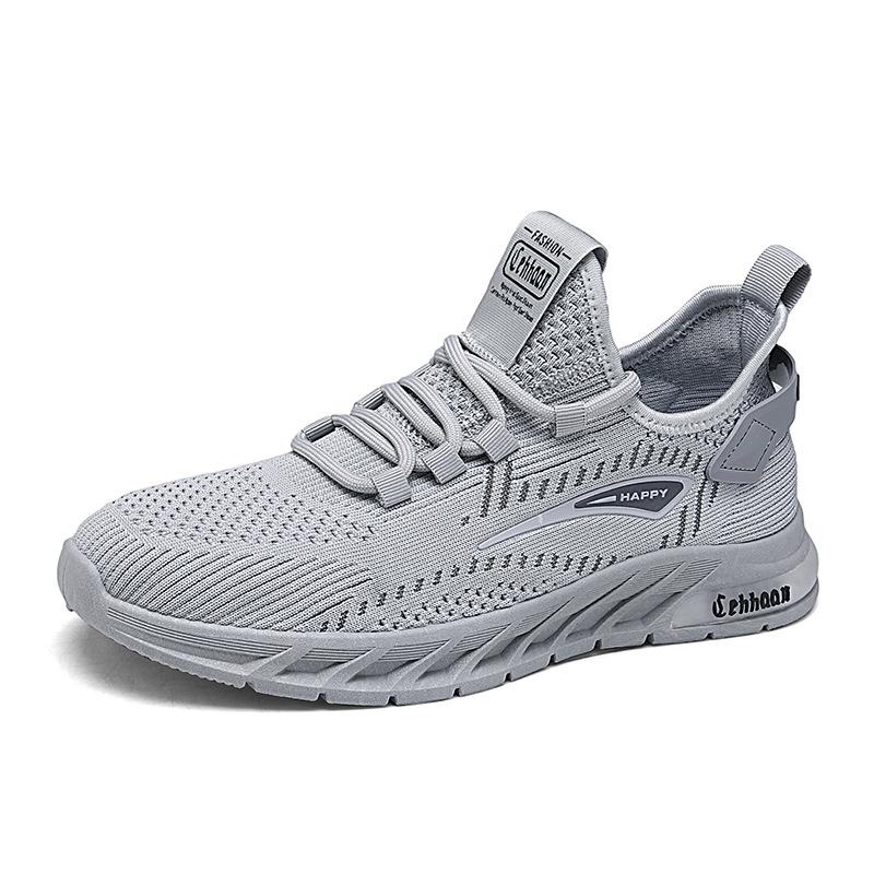 

Summer low-top breathable casual shoes outdoor fly-woven lightweight sports shoes men s trendy lace-up running shoes 2025 44