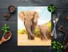 GLASS CUTTING BOARD 45x52 Elephant