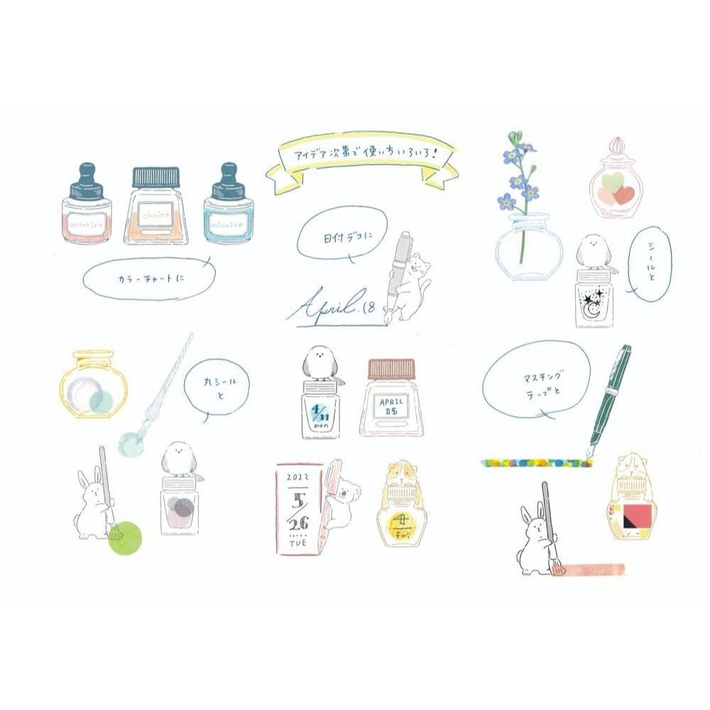 Beverly Stamp Stamp Studio Ghibli Delivery Service Ink Lover Jiji and Fountain Pen Kiki's TSW-149