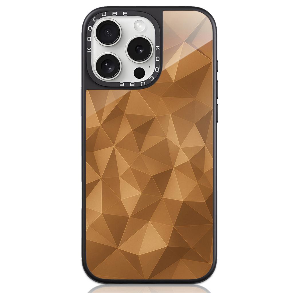 For iPhone 16 Pro Max Case High Aluminium-silicon Glass+PC+TPU Pattern Print Phone Cover Compatible with MagSafe