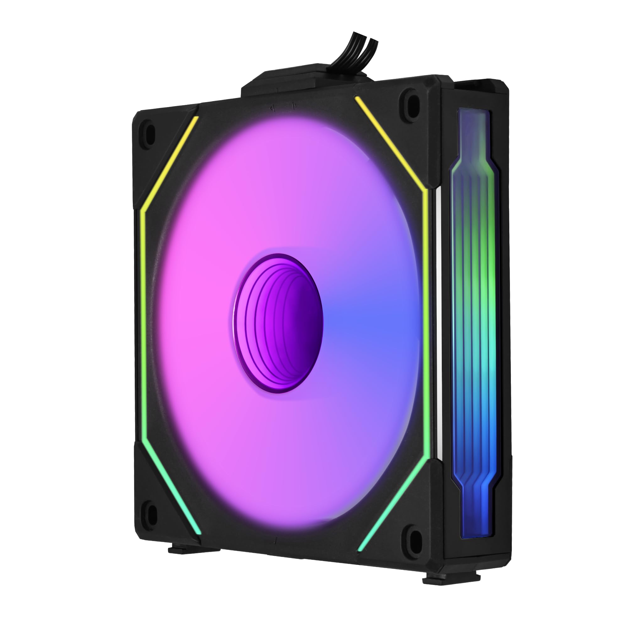 

Вентилятор LIANLI серії UNI FAN REVERSE BLADE 120 з чорним лезом, модель з реверсивним підключенням, кабельний модуль з ланцюжком, оснащений дзеркалом Infinity, японським... чорний