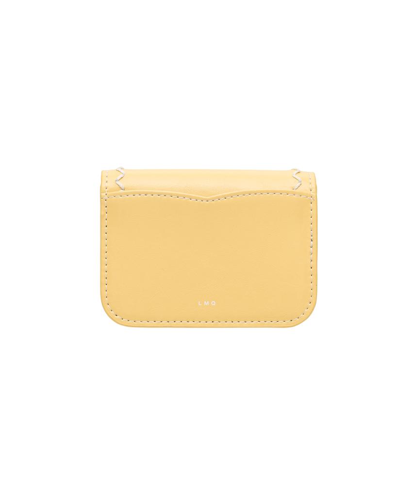 Lemasque Cookie Lock Compact Business Card Holder Yellow