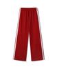Michikoleondeonkosino Lace-Trimmed Jersey Pants Red