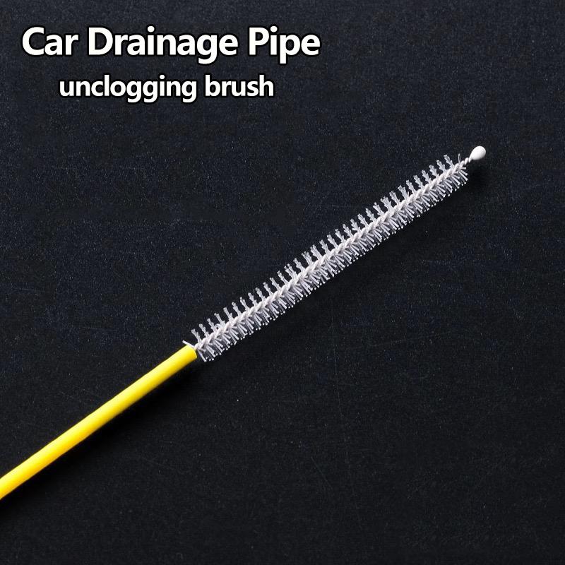 230cm Car Drain Dredge Cleaning Scrub Brush Auto Sunroof Long Hoses Detailing Cleaning Tool Spiral Cleaning Brush Drain Cleaner