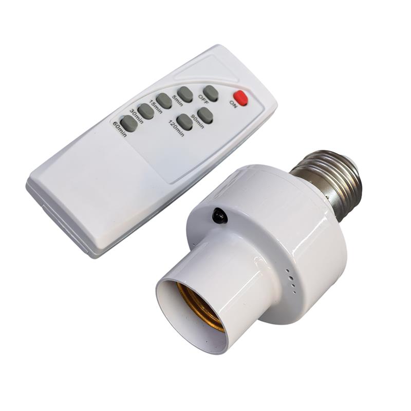 

1pc E27 Remote Control Lamp Head Socket Lamp Base Wireless Smart Remote Control Lamp Holder Cap Intelligent Switch Accessories