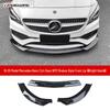Compatible Rear Spoiler and Brabus Front Lip Kit for 2013-2019 Mercedes-Benz CLA-Class W117 with AMG Modifications