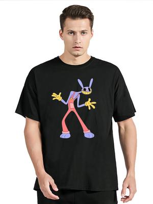 NEW Cotton T-Shirt Men Women Amazing Digital Circus Pomni Tshirt Funny Streetwear Oversized Tops T Shirt Unisex Tees