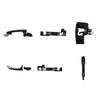 Reliable Door Handle ABS Door Handle Driver/Passenger Side Handle 82650-1E050 Replacement Car Spare Part for