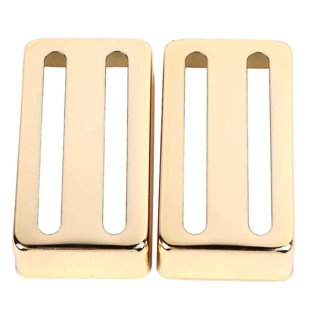 2Pcs Electric Guitar Pickup Cover Brass Good Heat Dissipation Scratch Rust Proof Replacement Guitar