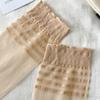 Ultra-thin Nude Anti-snag Over-the-Knee Stockings with Non-slip Stripes
