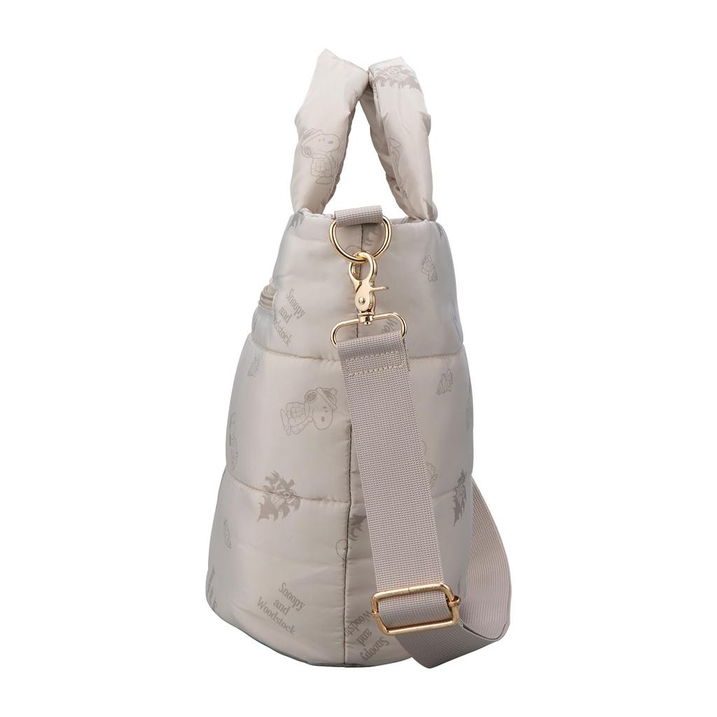 Snoopy 2-Way Tote Bag 6100 PN181. Ivory Down