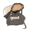 2025 spring and summer new early eight people go to work black and white striped tote bag large capacity shoulder stack shopping bag tote bag