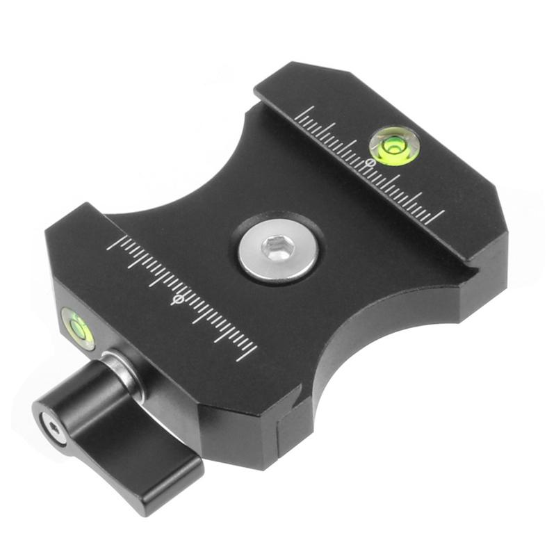 Quick Release Clamp Adapter Aluminium Alloy 3/8 To 1/4 Screw Mount Adaptor for Ballhead Tripod SLR Cameras