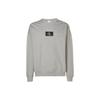 Calvin Klein Ss23 Lounge Sweatshirt Letter Print Crew Neck Loose Long Sleeve Men Sweatshirt Gray NM2415E-P7A