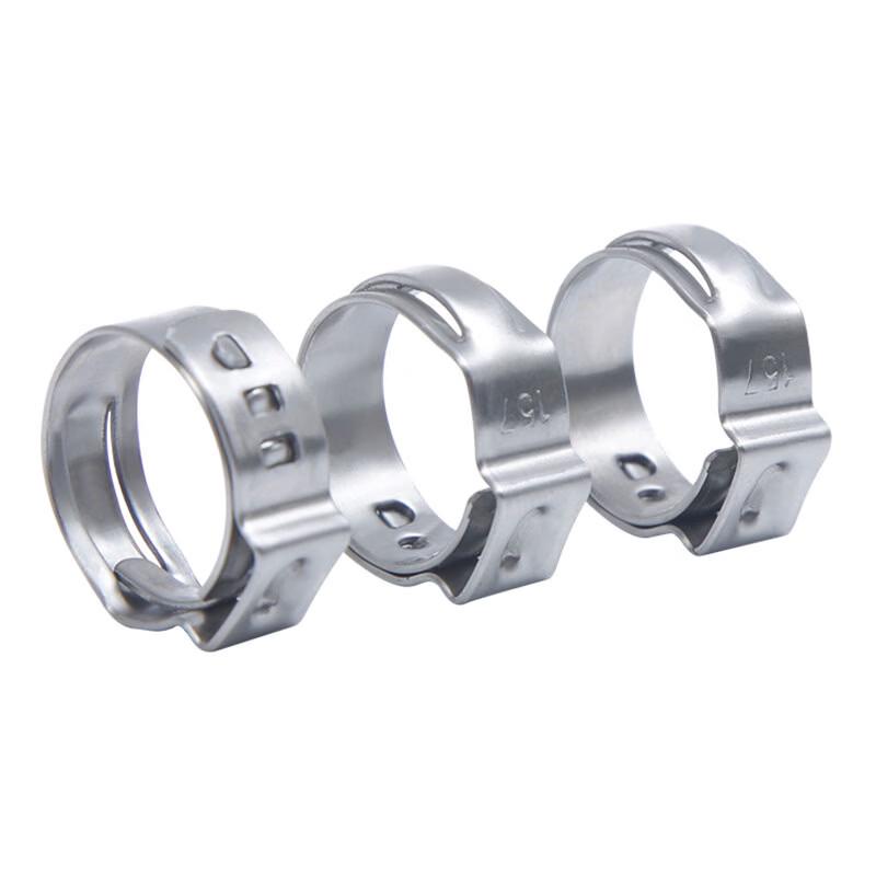 304 Stainless Steel Single Ear Stepless Hose Clamp