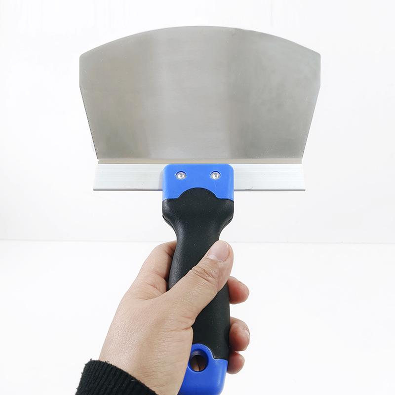 8-Piece Stainless Steel 10-in-1 Putty Scraper and Plastering Trowel Set