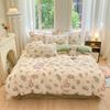 OEING Butterfly Milk Velvet Bedding Set