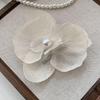 2024  Butterfly Orchid Flower Hair Clip Girl Hairpin Seaside Vacation Headwear Hair Accessories Side Clip Hair