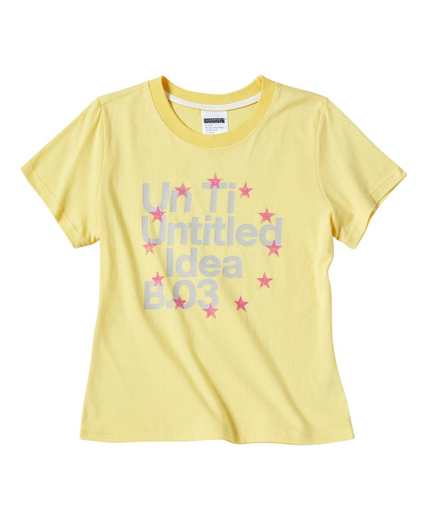 Eontaiteulseoul Untitle Steri Round Crop Short Sleeve Yellow