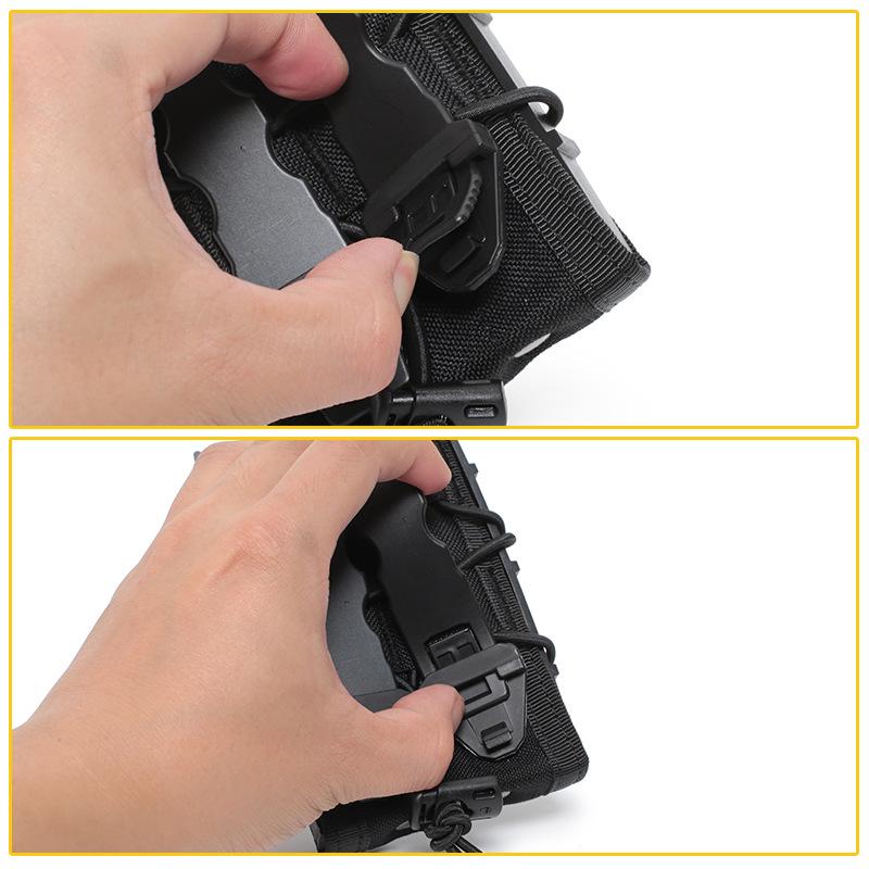 Militärische taktische MOLLE 5.56 Schnellzieh-Einzelmagazintasche für Outdoor-Westen
