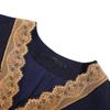 Women's Retro Lace V-Neck Vest & Straight-Leg Pants Set