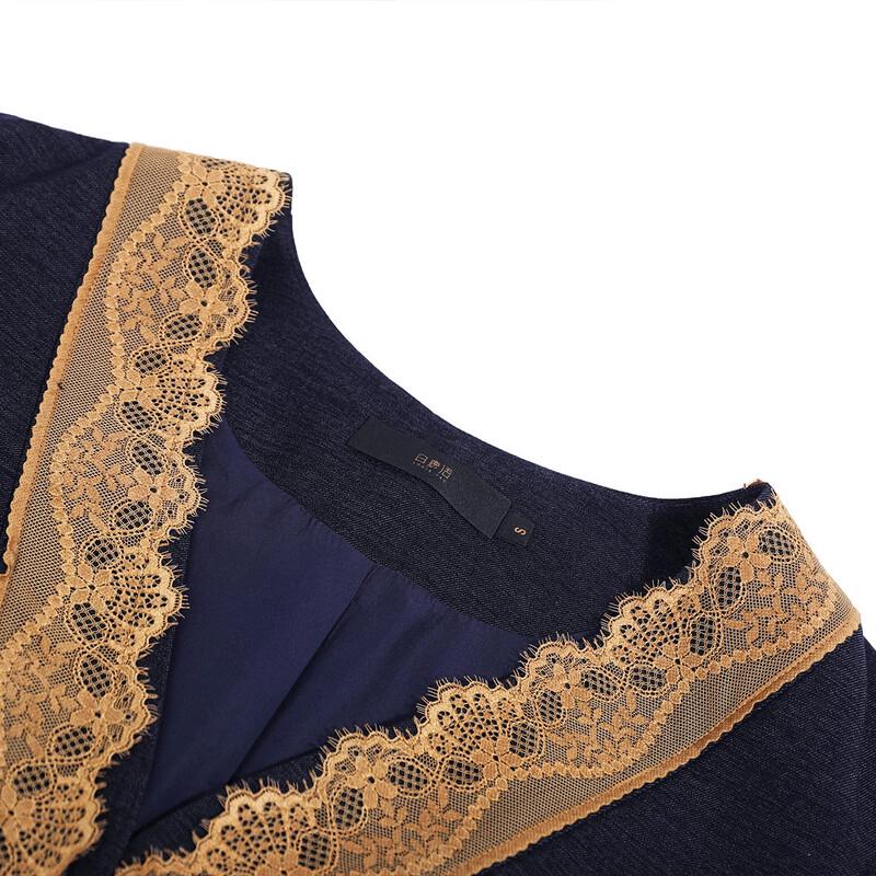 Women's Retro Lace V-Neck Vest & Straight-Leg Pants Set