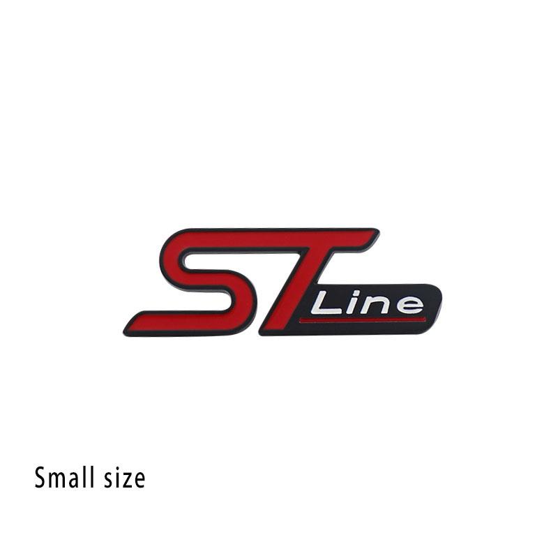 3D ST Line for Car Fender Side trunk Nameplate Decal Emblem Badge Sticker