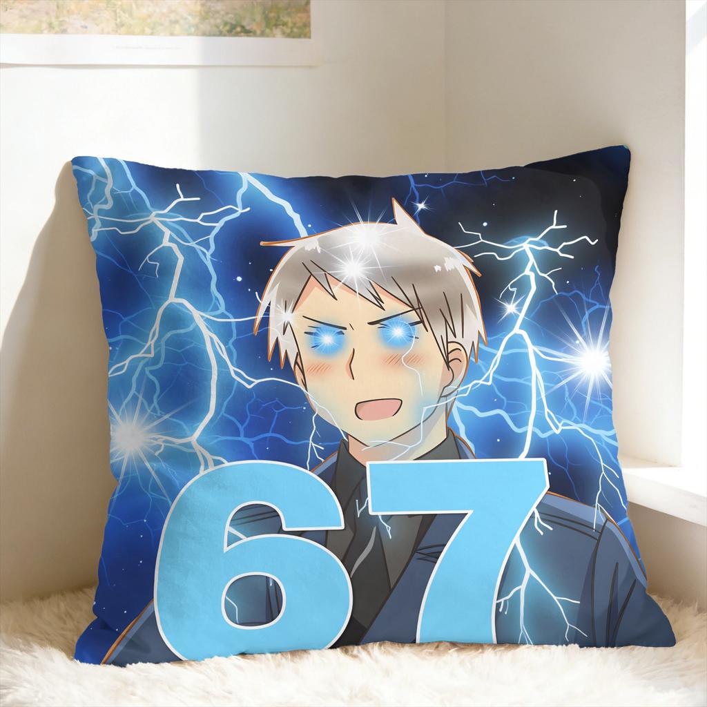 Aph Hetalia Anime Pillow Cover Soft Cushion Cover Kawaii Pillow Case For Sofa Car Home Decor