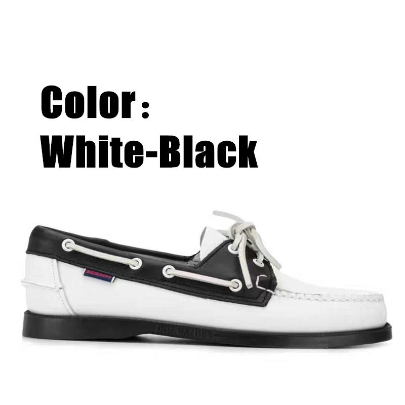 Pánské Dámské Boty z Pravé Kůže Klasické Lodní Boty, Námořnické Boty Mužské Ženské De Docksides Plus Velká Velikost Značkové Ploché Mokasíny X076
