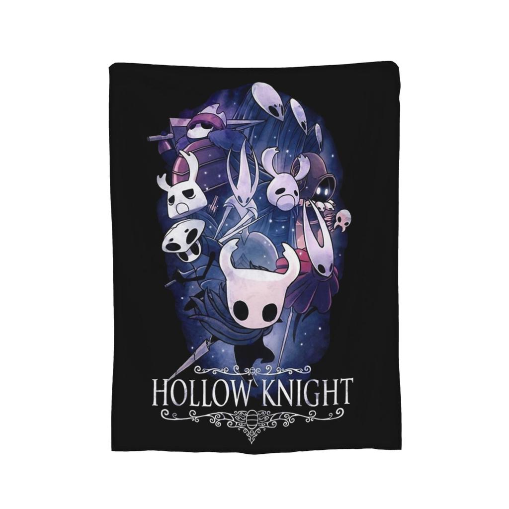 Dark Ghost Cartoon Game Flannel Throw Blankets Hollows Knights Blanket For Bedding Travel Lightweight Thin Quilt,