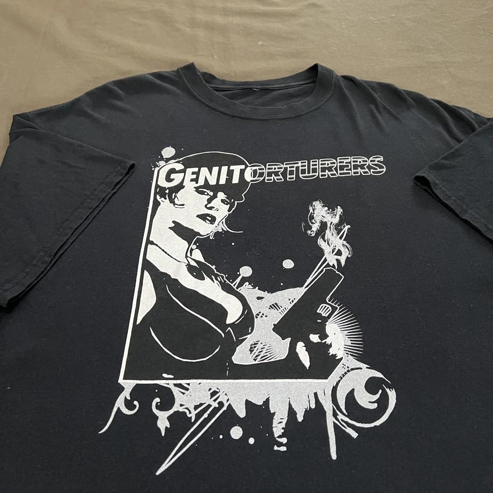 

Vtg 90s Genitorturers Sin City Cotton Shirt Black S-5XL SN056 Unisex T-Shirt XL