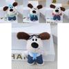 Cute Fluffy And Plush Dog Keychain Couples Adorable Bag Charm