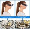 Zmart Magnifying USB with LED for and Reading Magnifying Head Hazuki Precision Work LED Work Hands Watch Japanese Instruction Manual Included Glass,