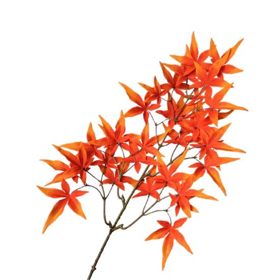 1 st Simulering Lönnlöv Charmigt Anti-fall Prydnadsmode Människor Inga människor Koncept Rekvisita Fake Leaf Heminredning