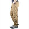 Autumn overalls men's loose trousers work trousers wear-resistant men's outdoor mountaineering casual new trendy trousers pure cotton