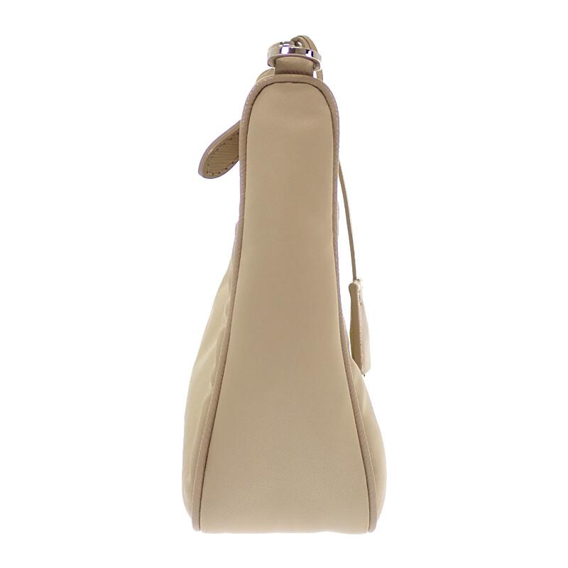 PRADA  1BH204 2WAY bag beige Nylon Women