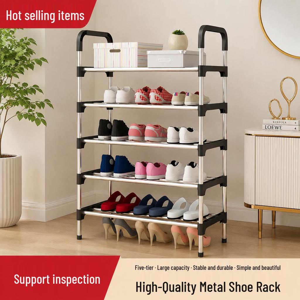 Multi-layer Minimalist Shoe Rack for Home or Dorm Assembly