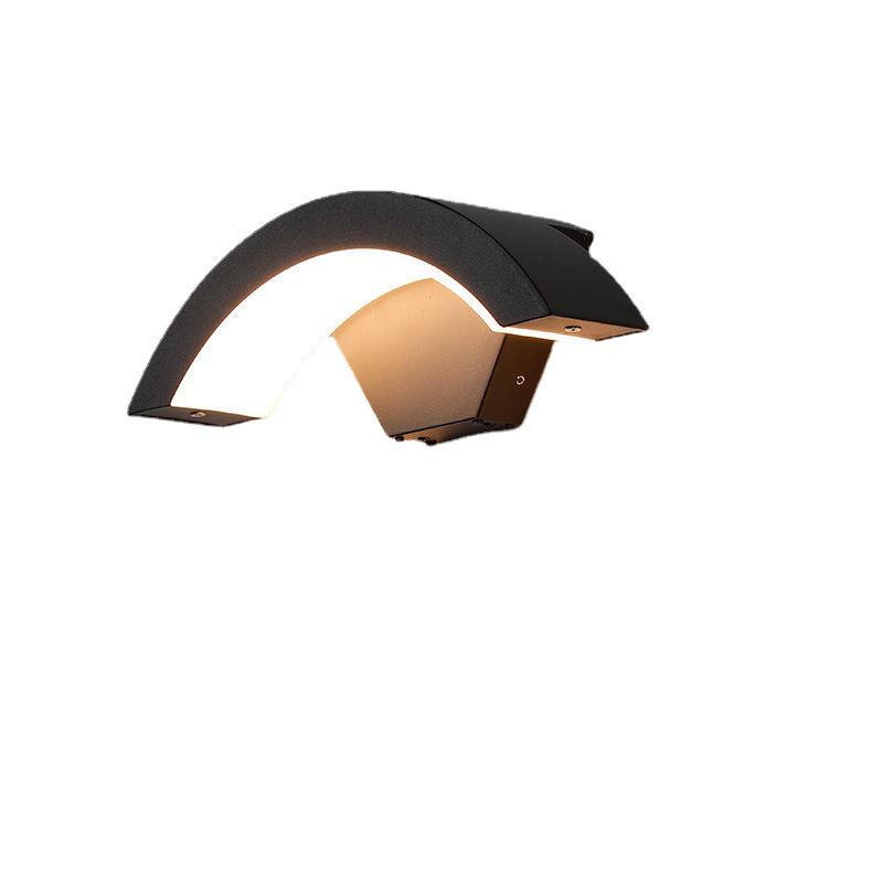 Waterproof LED Outdoor Wall Light with Sensor for Courtyard, Balcony, or Doorway