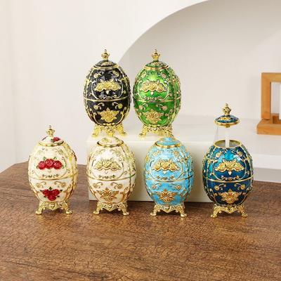 Drucktyp Europäischer Stil Zahnstocherbox Robust Leichter Luxus Floral Zahnstocheretui Rosenmuster Automatischer Zahnstocherspender