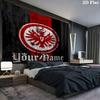 Eintracht Frankfurt Custom Name Wall Tapestry Aesthetic Wall Hanging Printed Fabric Blanket Decorative Tapestries for Bedroom Living Room Home Decor