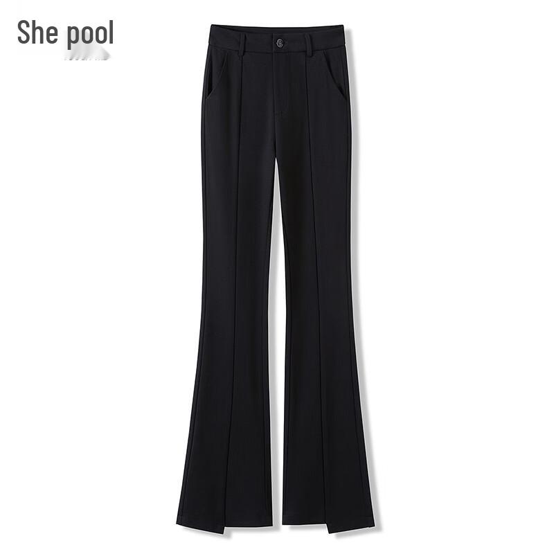 

Women s High-Waisted Slim-Fit Commuter Flare Pants S