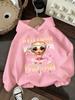 New Italian Brainrot Kids Hoodie Girls Clothing Cappuccina Ballerina Long Sleeve Tops for Child Funny Meme Sweatshirts Cute Tops