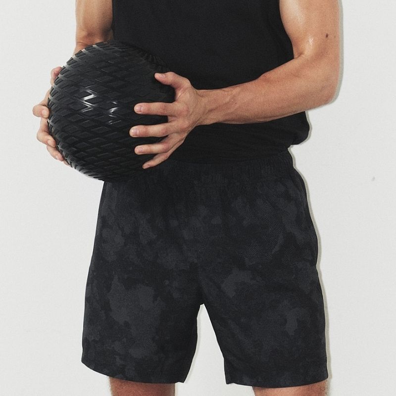 

[H & M Move Drymove™] Men s Athletic Shorts Autumn Basketball Running Mesh Shorts 1025404 Black 035 165/72(XS)