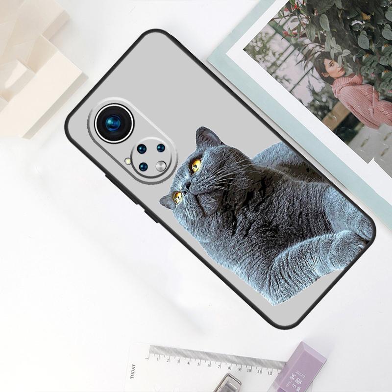 British Shorthair Cat For Honor Magic 8 Pro 6 7 Lite Case For Honor 200 400 50 70 90 X8c X8b X9a X9b X9c X9d Win RT