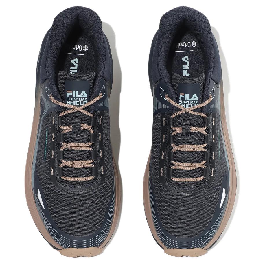 Fila Floa Max Lightweight Comfortable Durable Low-Top Running Shoes Unisex Sneakers Black 1RM02856G-961