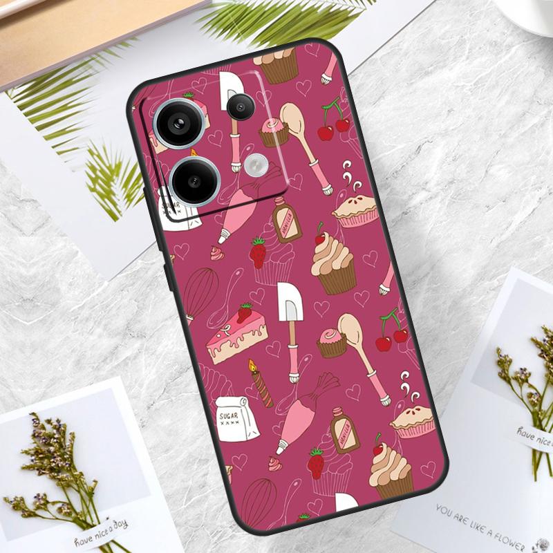 Baking Cook Chef Case For Xiaomi Redmi Note 14 13 12 11 10 9 15 Pro Plus Redmi 15 10C 12C 13C 14C 15C Cover