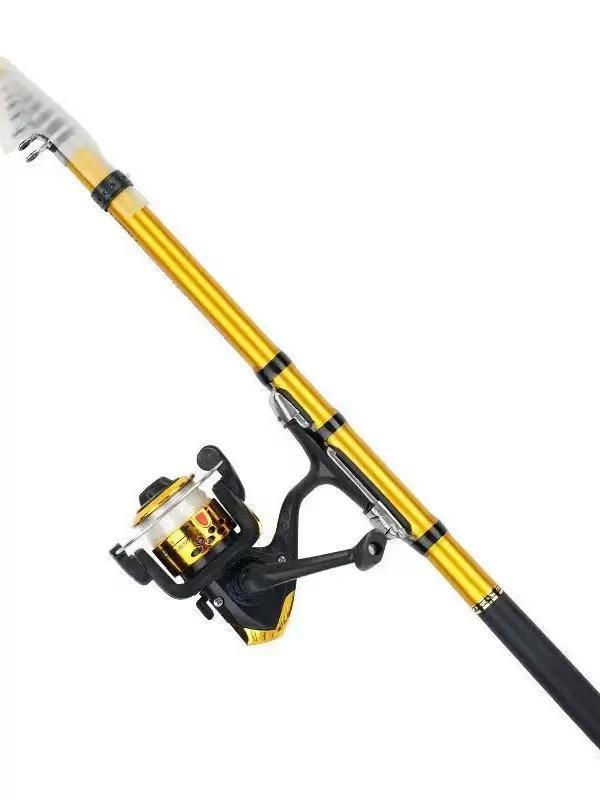 Telescopic Sea Fishing Rod Soft Tail Rock Fishing Pole Portable Surf Casting Rod 1.5m-3m
