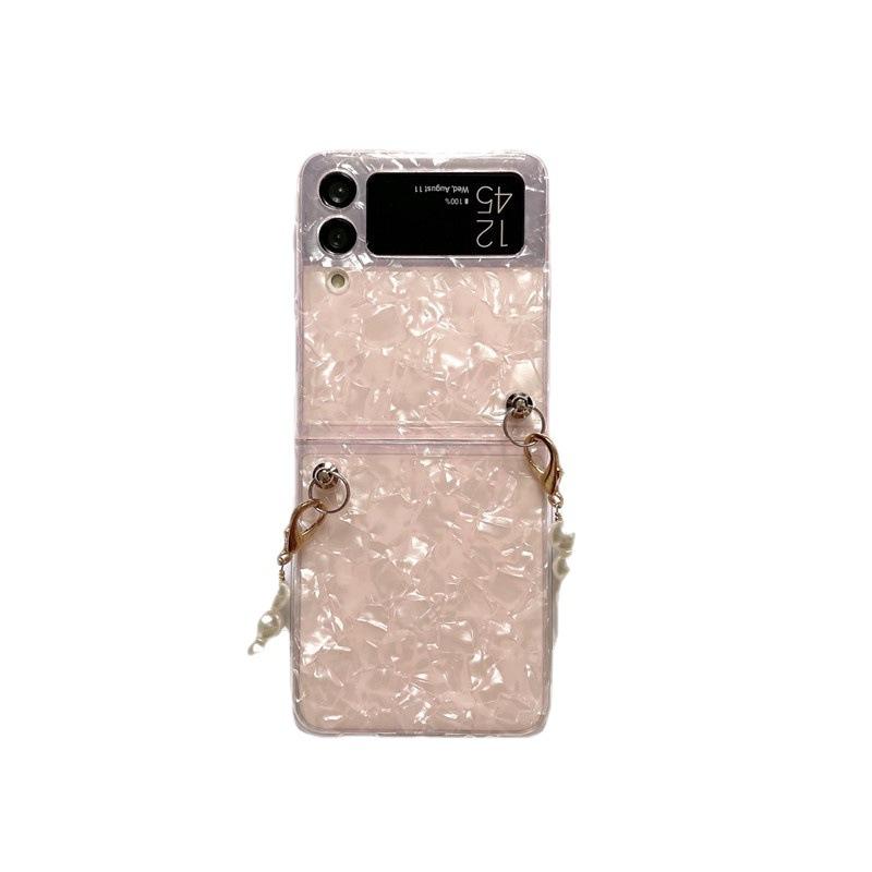 In samsung z flip1/1 generation mobile phone case shell pattern crossbody zflip1 folding all-inclusive guarantee f1111