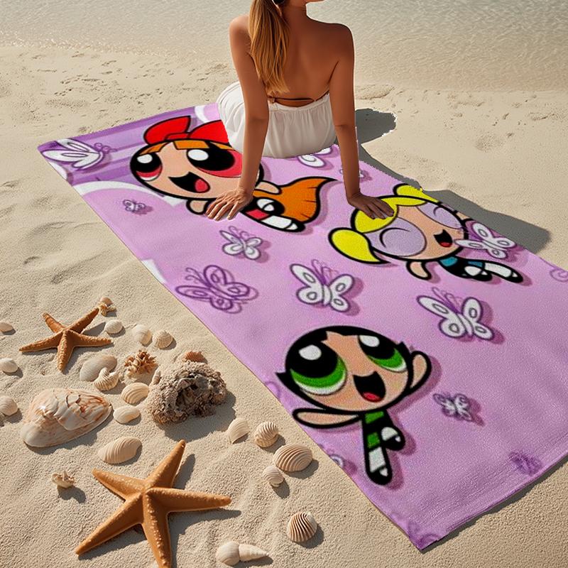 Power Police Adventure Beach Towel, Super Soft Microfiber, Gift for Her/Him, Birthday, for Pool, Beach, Travel, Home Decor Fan Gifts